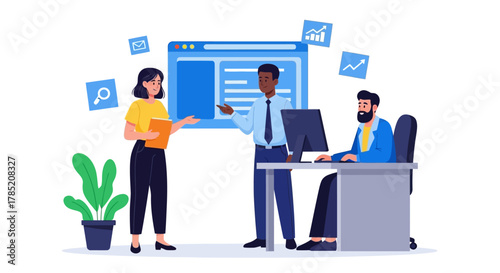 Team Collaboration on Web Development Project.