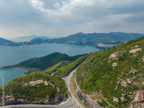 Photography Hong Kong - The coastline around Shak O Beach from a drone perspective