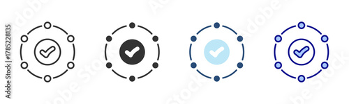 Antioxidant Icon Set. Designed In Multi Style