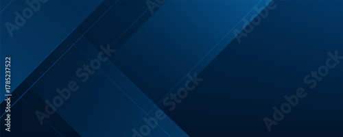 Abstract background gradient dark navy blue banner simple abstract