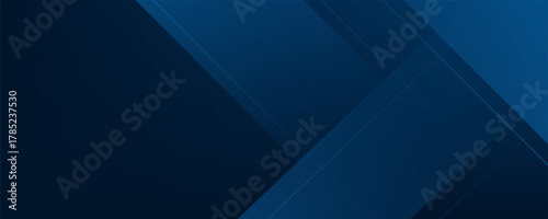 Abstract background gradient dark navy blue banner simple abstract