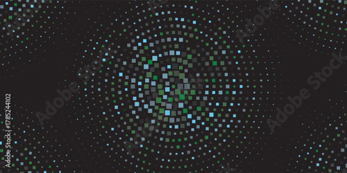 Dark Green, Yellow vector backdrop with rectangles, squares. Abstract gradient illustration with rectangles. Best design for your ad, poster, banner.