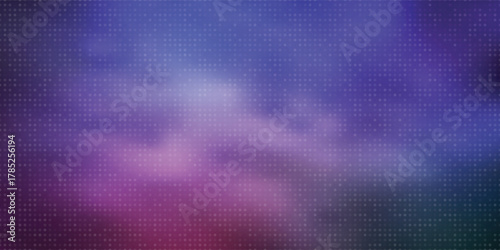 Light Purple, Pink vector layout with cosmic stars. Space stars on blurred abstract background with gradient. Smart design for your business advert.