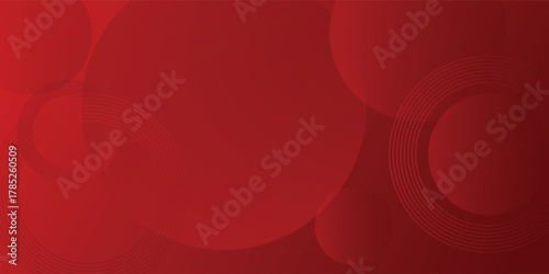 White circle geometric red abstract background gradient simple