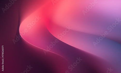 Abstract pink and purple wave design with flowing lines and light digital texture
