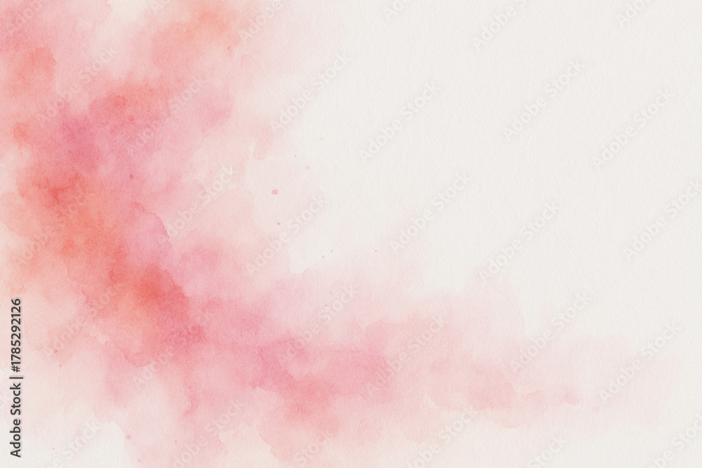 Obraz premium Soft Pink Watercolor Background