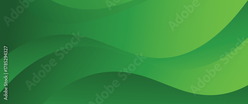 Abstract green wavy background. suit for banner, web, presentation, brochure