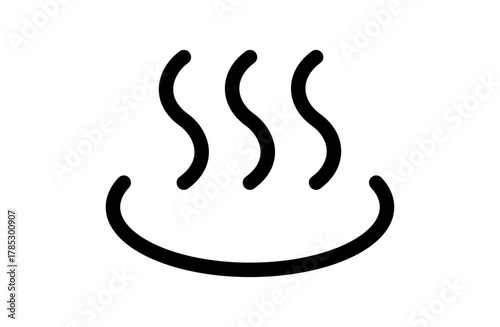 温泉のシンプルなベクターアイコン