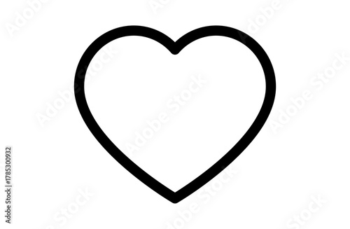 ハートのシンプルなベクターアイコン