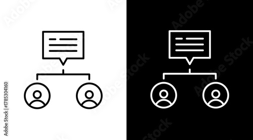 Task Assignment  White Icon Set Design