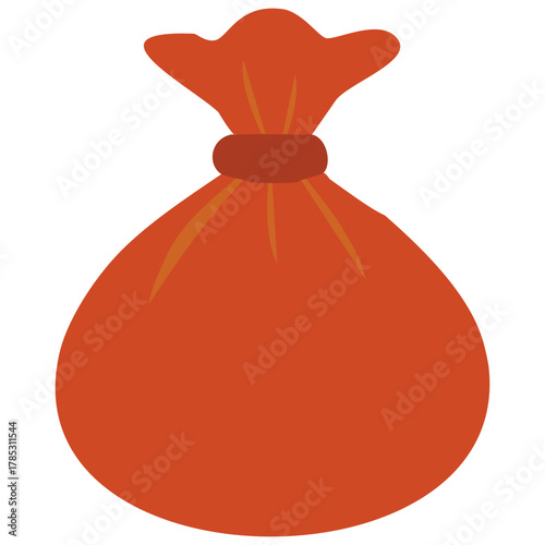 Illustration of Santa Sinterklaas Gift Bag