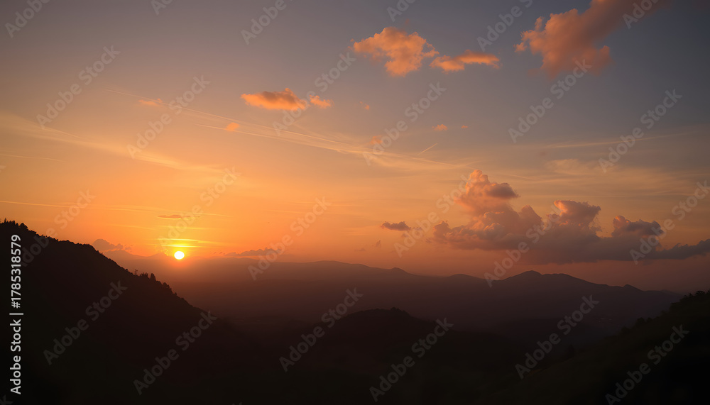Obraz premium Sunset, Dreamy. White tone