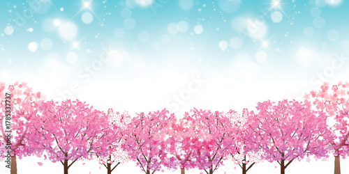 桜　春　風景　背景　