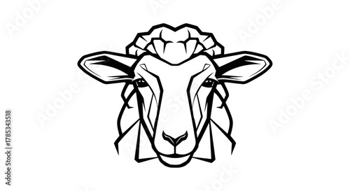 vector illustration of a man with a tattoo