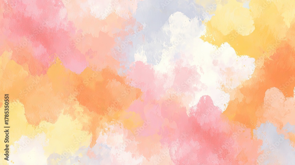 Obraz premium Soft Abstract Art in Warm Pastel Colors Capturing Gentle Light and Fluid Movement for Modern Home Decor and Creative Projects