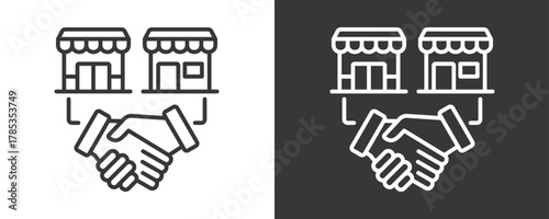 Acquisition Icon Set Vector Collection Isolated In Black And White