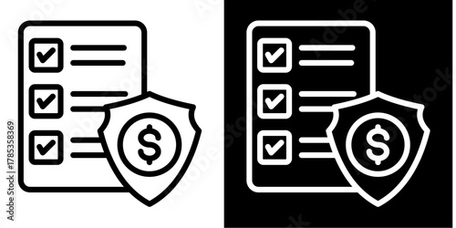 Regulatory Compliance  Icon Set White Style Collection