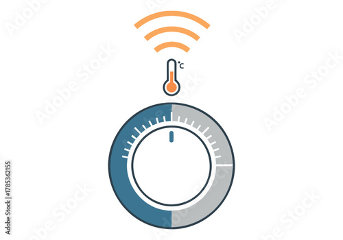 Smart Home Thermostat Control System Temperature Monitoring and Adjustment