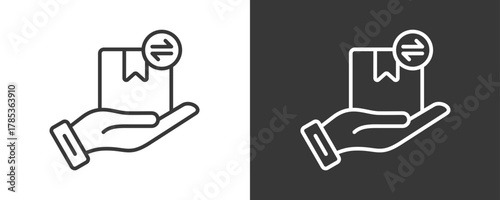 Direct Marketing Icon Set Vector Collection Isolated In Black And White