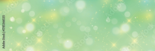 新緑　光　模様　背景