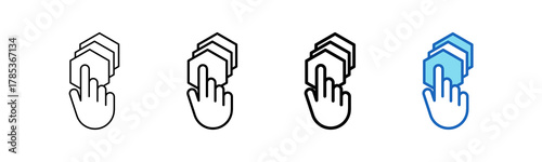 Choice outline style icon