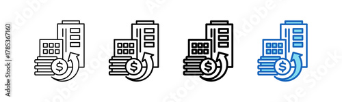 Inflation outline style icon