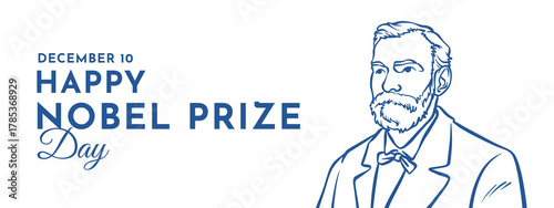 Man celebrates Nobel Prize Day with festive cheer