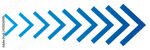 Dynamic Moving Arrow icon. Chevron arrow icon. Moving arrows icon. blend effect, pointer, speed direction, road caution, military, navigation sign isolated on white background. Dynamic moving arrow.