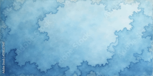 Beautiful bright blue sky and white clouds nature background texture