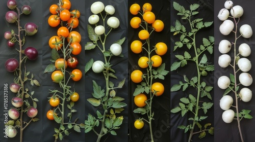 Time lapse of tomato plants reverting to their wild, primitive ancestors over time