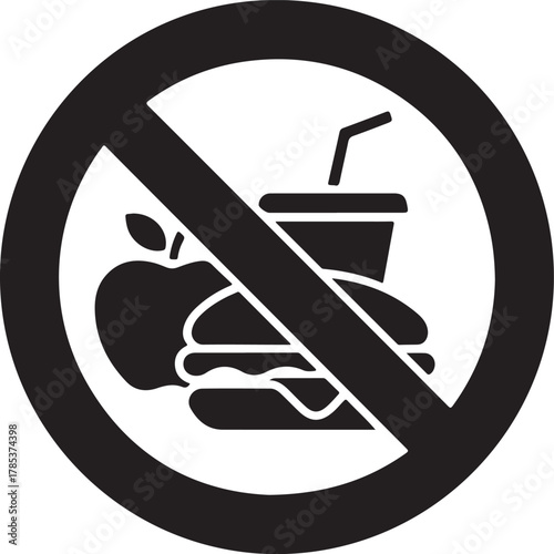 No food sign