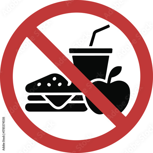 No food sign