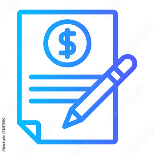 document gradient icon