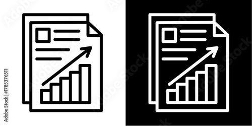 Data  Icon Set White Style Collection
