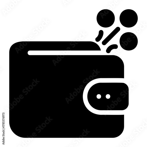 wallet glyph icon