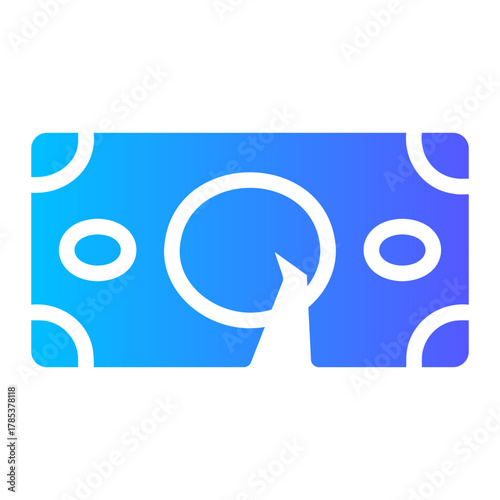 cash gradient icon