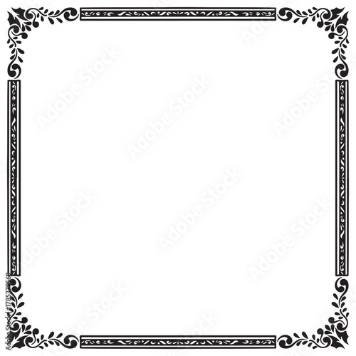 frame vector simple vertical line signboard