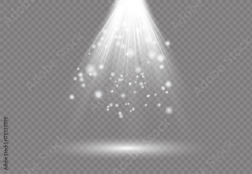 Vector Spotlights. Scene. Light Effects