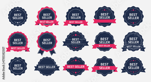Best Seller Vector Badges and Labels Collection for E-commerce