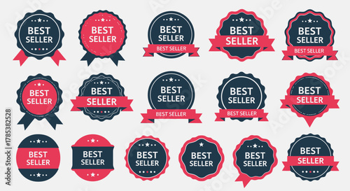 Best Seller Vector Badges and Labels Collection for E-commerce