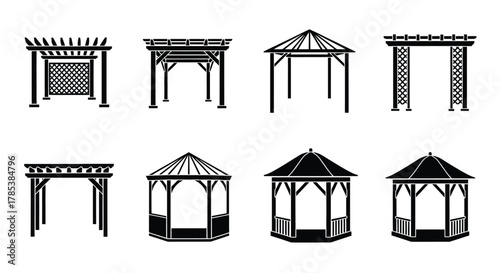 Different types of pergola and gazebo designs for outdoor spaces