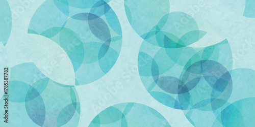 青　和紙　幾何学　模様　背景