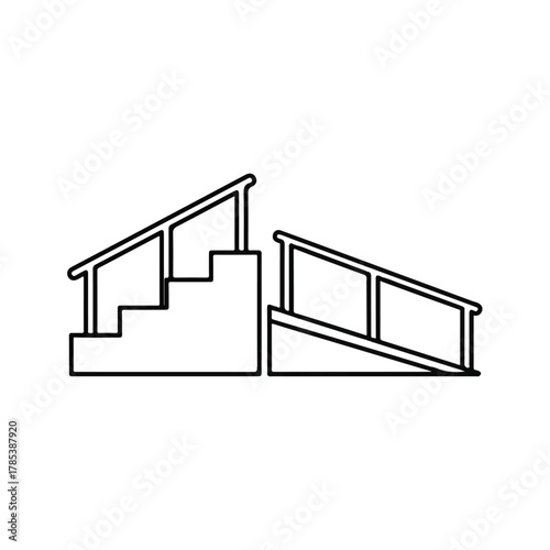 Accessible Design A Staircase and Ramp for Seamless Navigation
