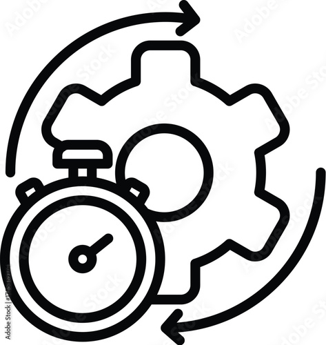 optimize web icon in outline style