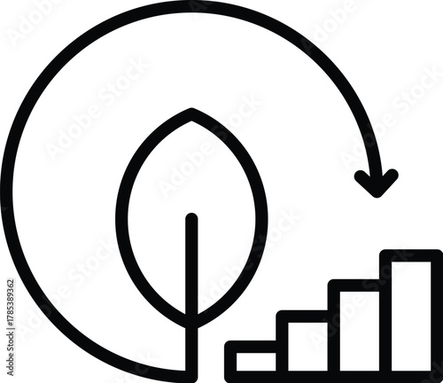 sustain web icon in outline style