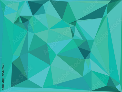 Abstract Low Poly Gemstone Crystal Polygon Background