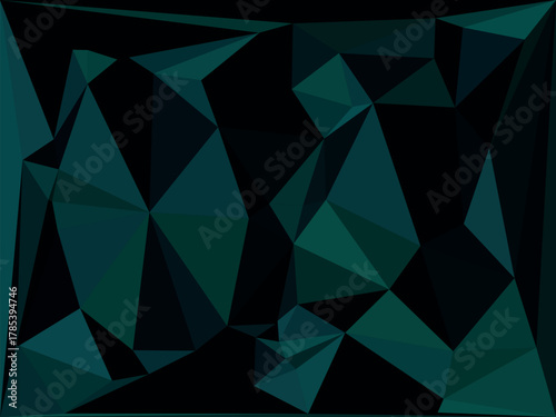 Abstract Low Poly Gemstone Crystal Polygon Background