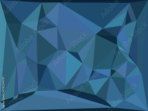 Abstract Low Poly Gemstone Crystal Polygon Background