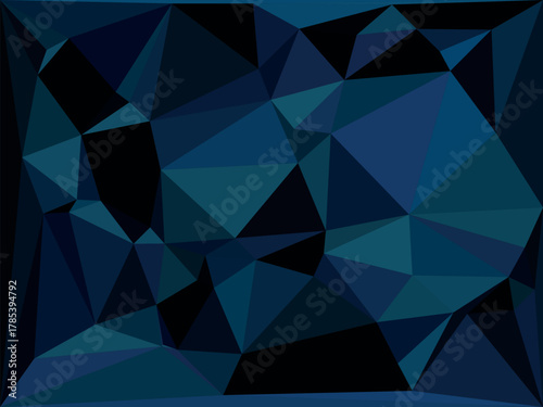 Abstract Low Poly Gemstone Crystal Polygon Background