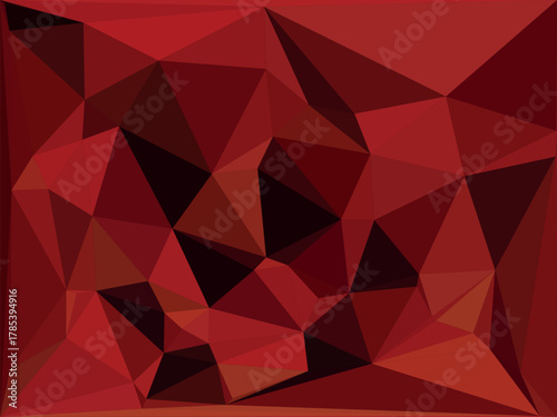 Abstract Low Poly Gemstone Crystal Polygon Background
